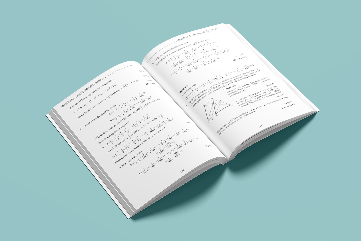 Dr. Katz Sándor – Matematika Versenyfeladatok